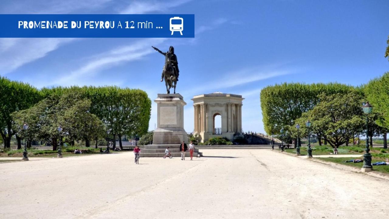 Uncourtsejour - Montpellier Gare - Parking Lägenhet Exteriör bild